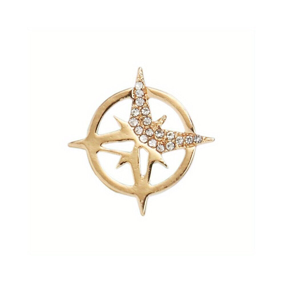 Six Mount Star Brooch Mens Suit Corsage Small Collar Pin Shirt Buckle Mens Accessories