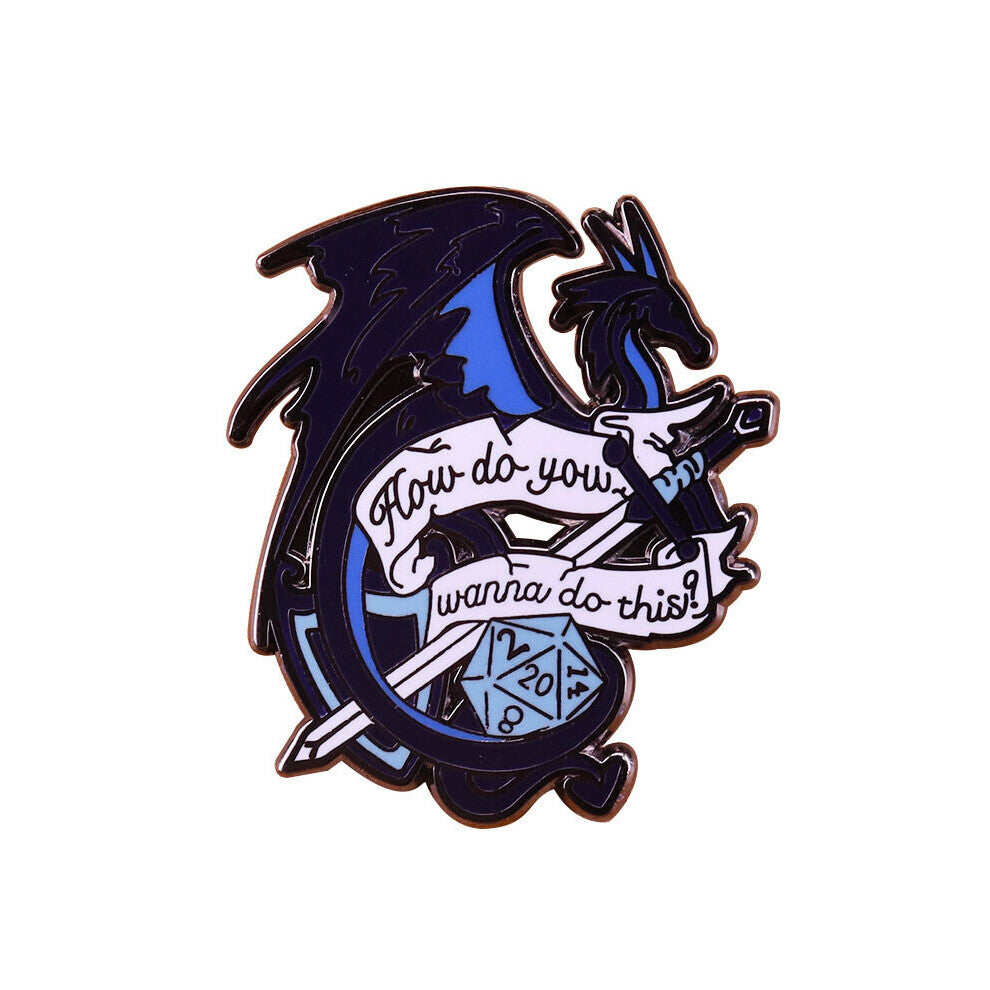 Creative Brooch Dragon Brooch For Men Suitable For Bag Clothing Accessories For Men