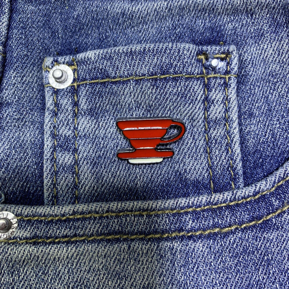 Funky Creative Coffee Series Brooch Pins Cartoon Pin Clothes Bag Accessories Jewelry