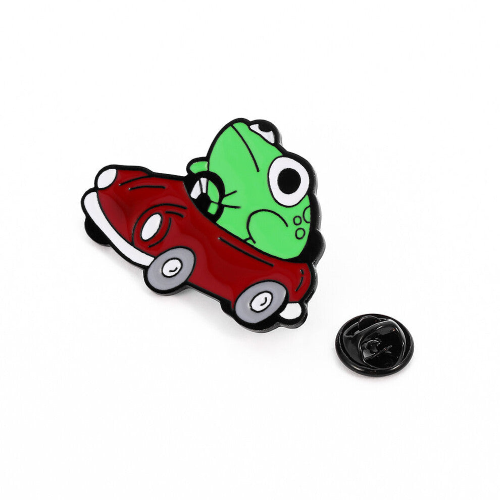 1pc Small Frog Brooch Creative Personality Mens Pin Collar Pin Accessories Artificial Jewelry