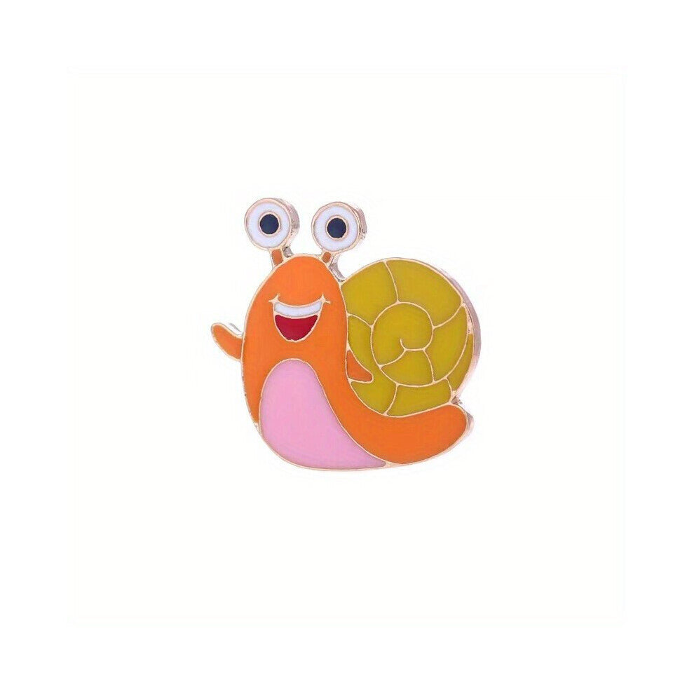 Snail Brooch Creative Pin Cartoon Corsage Accessories For Men