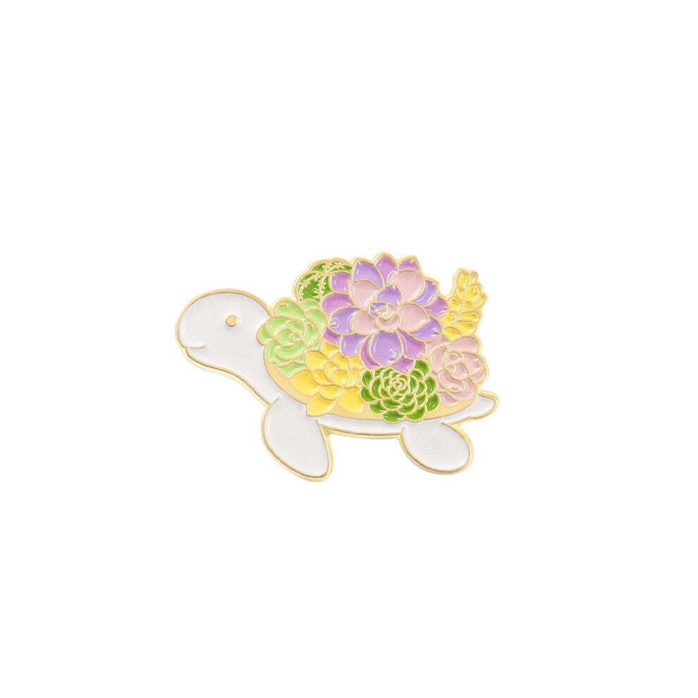 Cat Flower Rabbit Brooches Funny Animal Enamel Pin Backpacks Jackets Hats Scarves Pants Accessories Jewelry