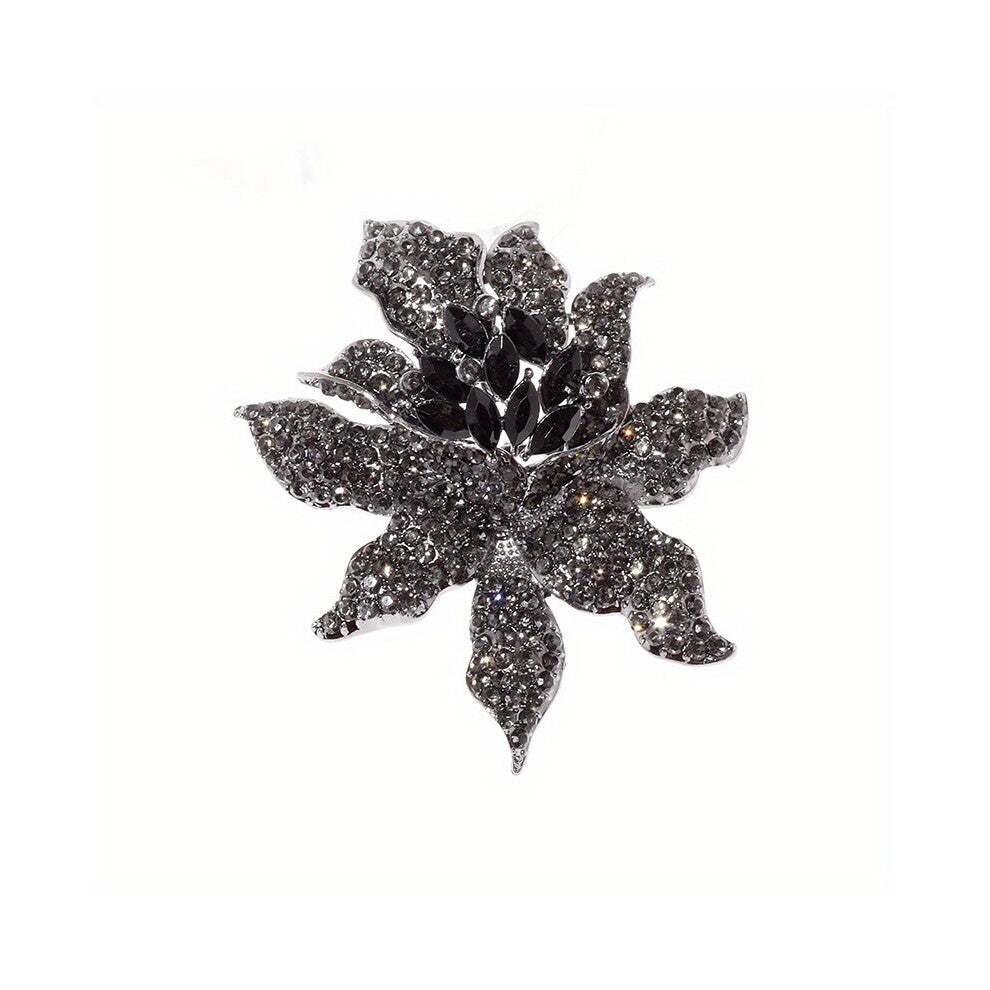 Vintage Rhinestone Inlaid Seagrass Brooch Party Banquet Dress Jewelry Backpacks Jackets Hats Scarves Pants Pin Accessories Jewelry
