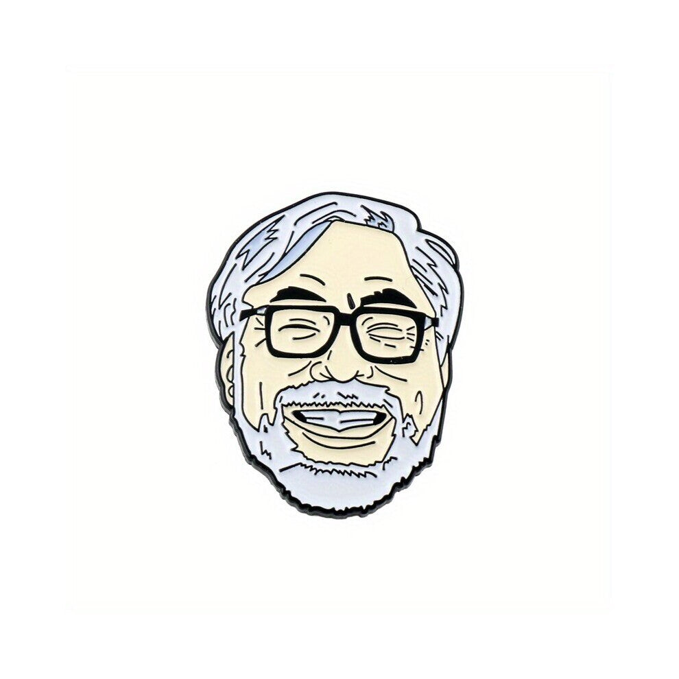 Anime Master Character Head Brooch Clothing And Bags Decorations Accessories For Men