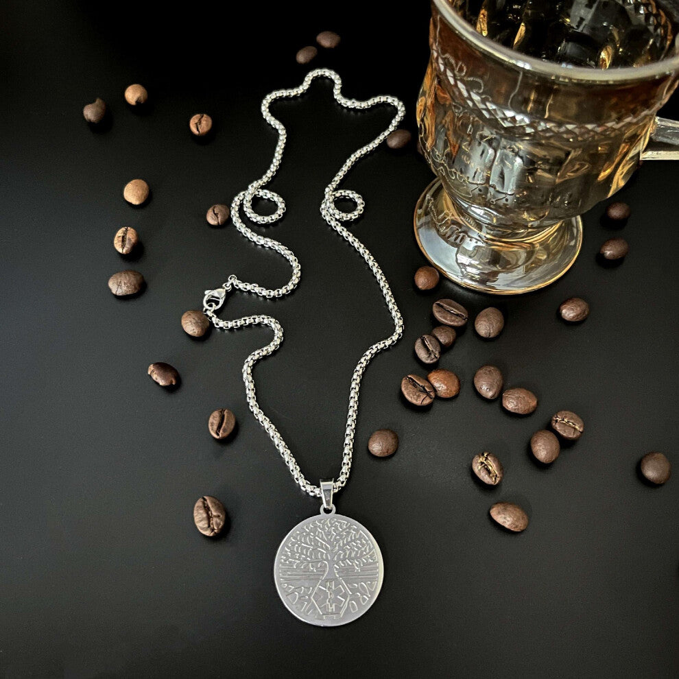1pc Stainless Steel Necklace Party Jewelry Accessories Casual Sports Travel Party Home Wear Decoration For Men