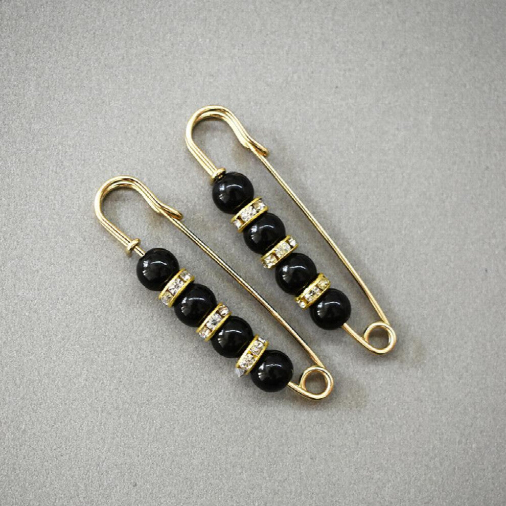 Pants Pin Metal Rhinestone Golden Brooch Pin Womens Accessories