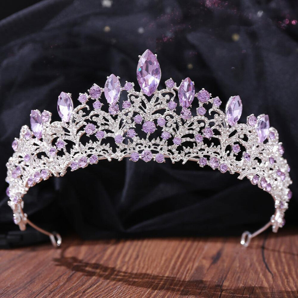 Rhinestone Crystal Headband Crown Tiara Head Jewelry Hair Accessories For Women