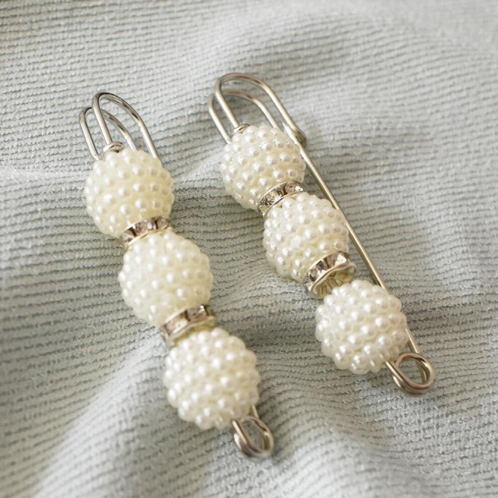 Pearl Brooch Metal Brooch Adjusting Buckle Waist Buckle Waist Pin Accessories Accessories For Women