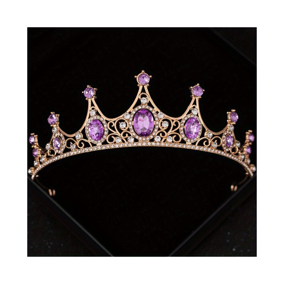 Bridal Wedding Crown Headwear Rhinestone Vintage Crystal Crown Wedding Hair Accessories Jewelry