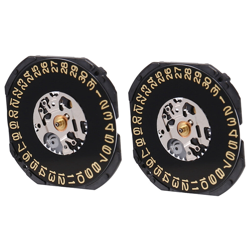 2X Quartz Watch Movement VX42 VX42E Date At 3'-4.5' Without Battery Watch Repair Parts Accessories