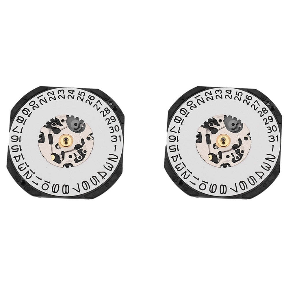 2X Quartz Watch Movement VX42E Date At 3' for Watch Repair Parts Accessories