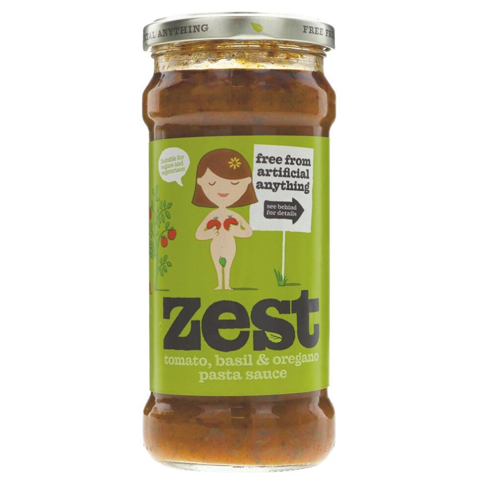 Zest Basil & Oregano Pasta Sauce -340g ( pack of 6 )