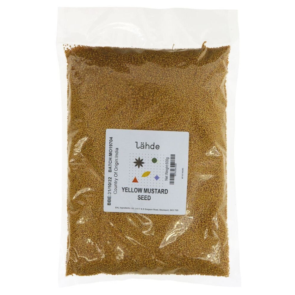 Lahde Mustard Seeds Yellow 600g