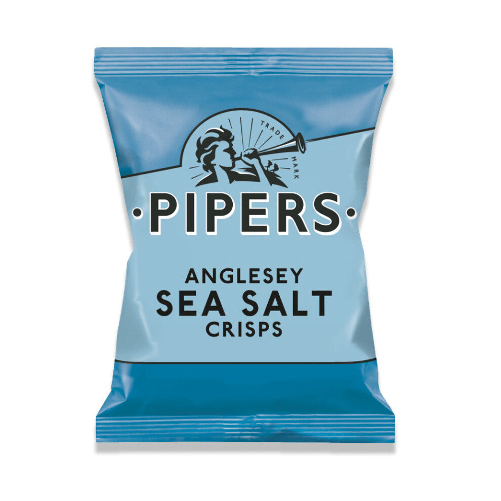 Pipers Crisps Anglesey Sea Salt 40g (Pack of 24)