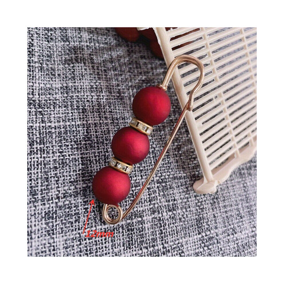 1pc Solid Waist Brooch Pin Ladies Cardigan Shawl Scarf Buckle Accessories