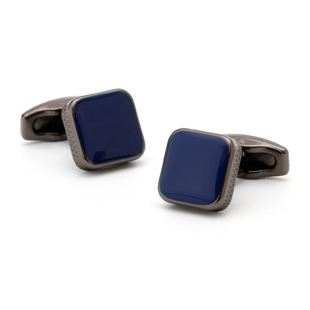 Classic Oil Drop Square Mens Cufflinks