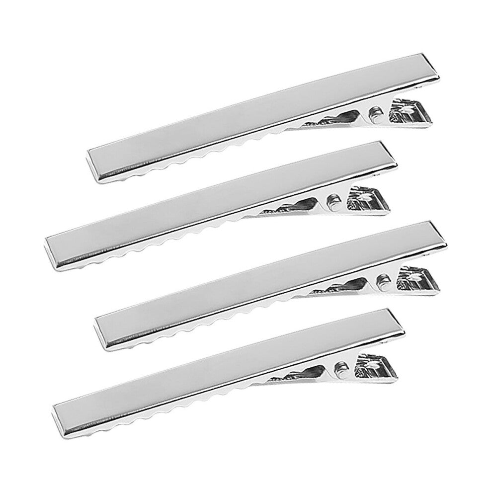 4pcs Mens Tie Bar Clips Delicate Tie Clip Formal Wedding Party Business Meeting Necktie Accessories