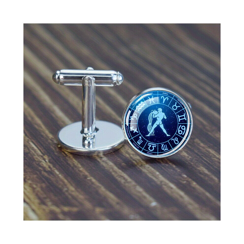 1Pair Pattern Cufflinks Mens Jewelry Classic Cufflinks Shirt Cufflinks For Men