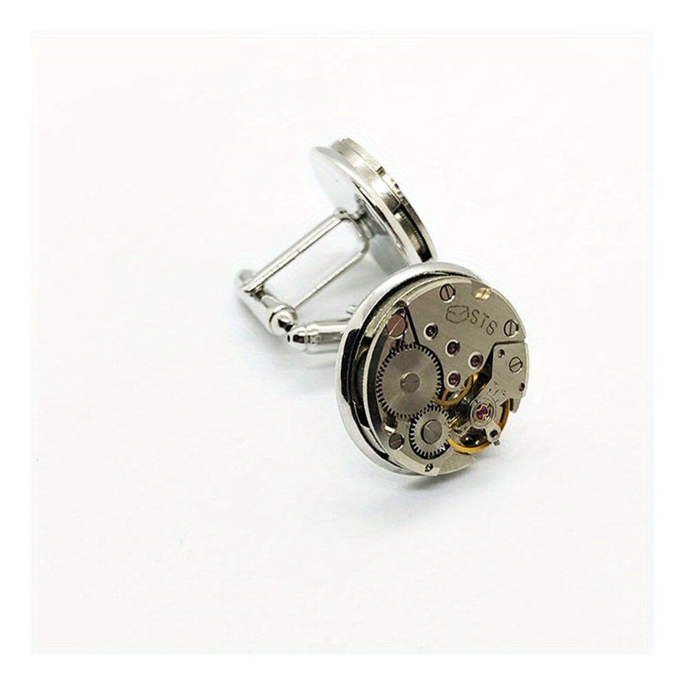 1pair Movement Cufflinks Punk Vintage Cufflinks Mens Cufflinks Gentlemans Cufflinks Wedding