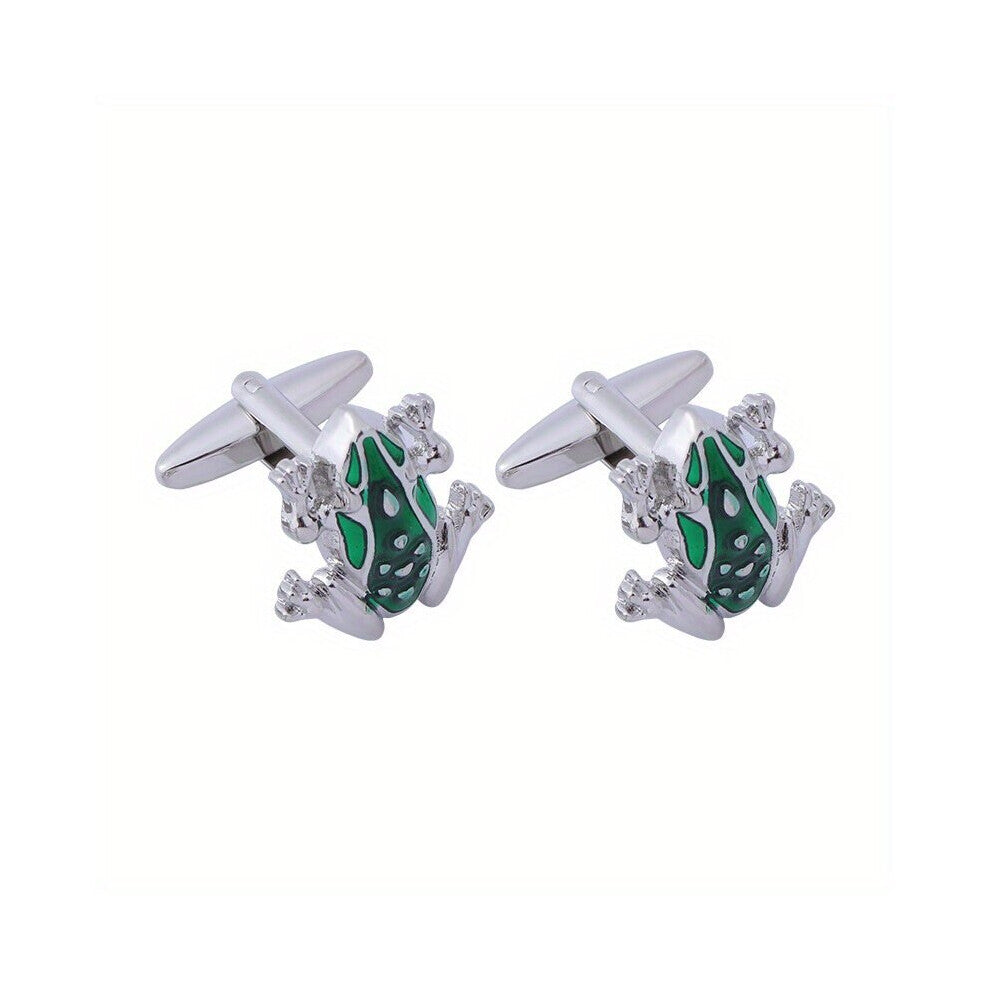 Creative Frog Button Cufflinks Shirt Cufflinks Versatile Accessories Cufflinks For Wedding Suit
