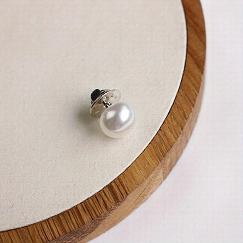 1 2 4pcs Faux Pearl Brooch Neck Collar Sweater Cardigan Cuff Brooch Decorative Buckle For Women And Men