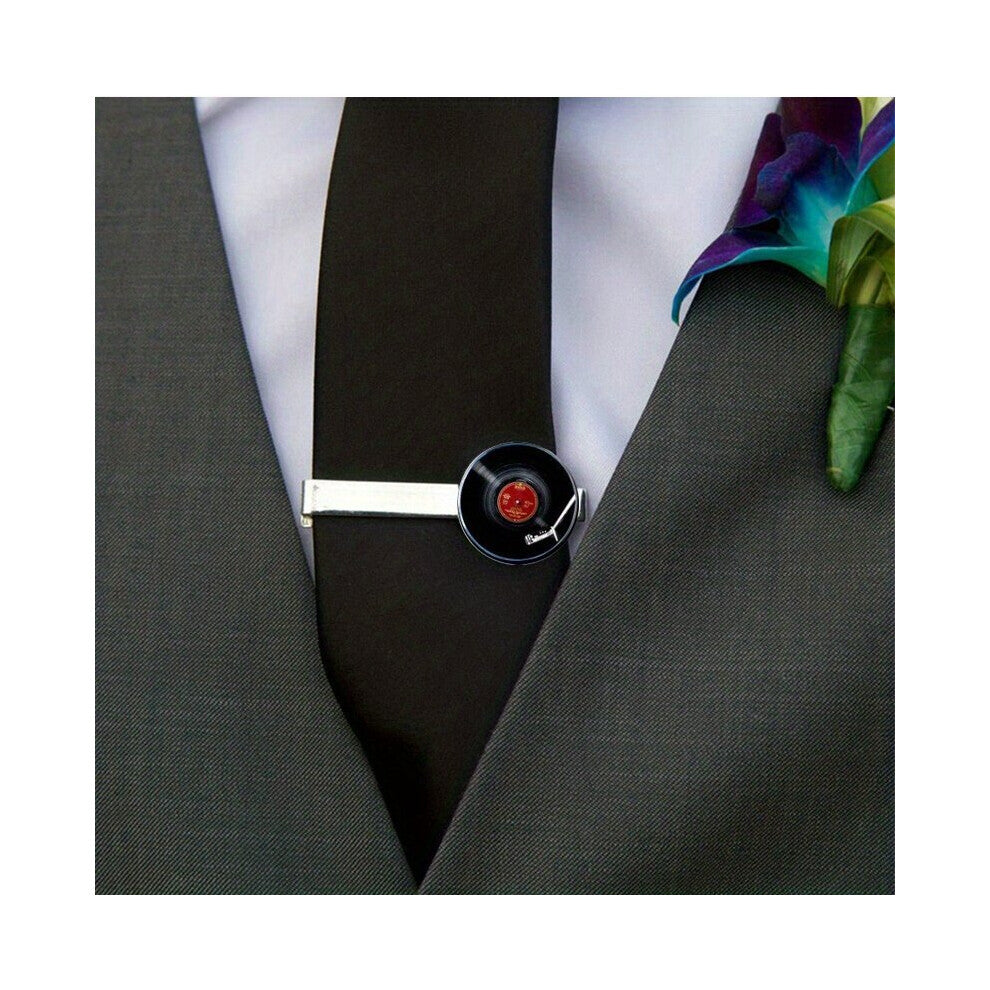 Mens Tie Clip Record Player Tie Clips Tie Accessories Gift For Men