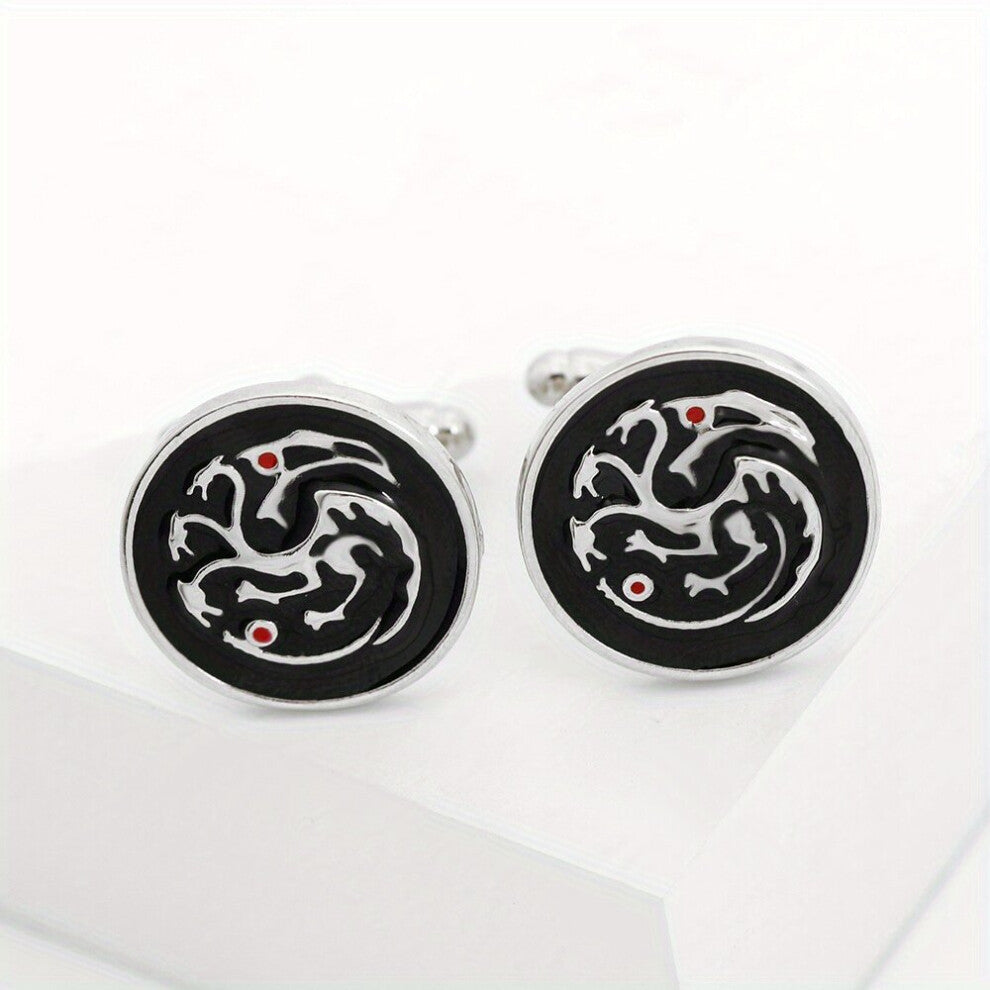 Alloy Dragon Cufflinks Mens French Shirt Cufflinks Wedding Suit Cufflinks Mens Jewelry