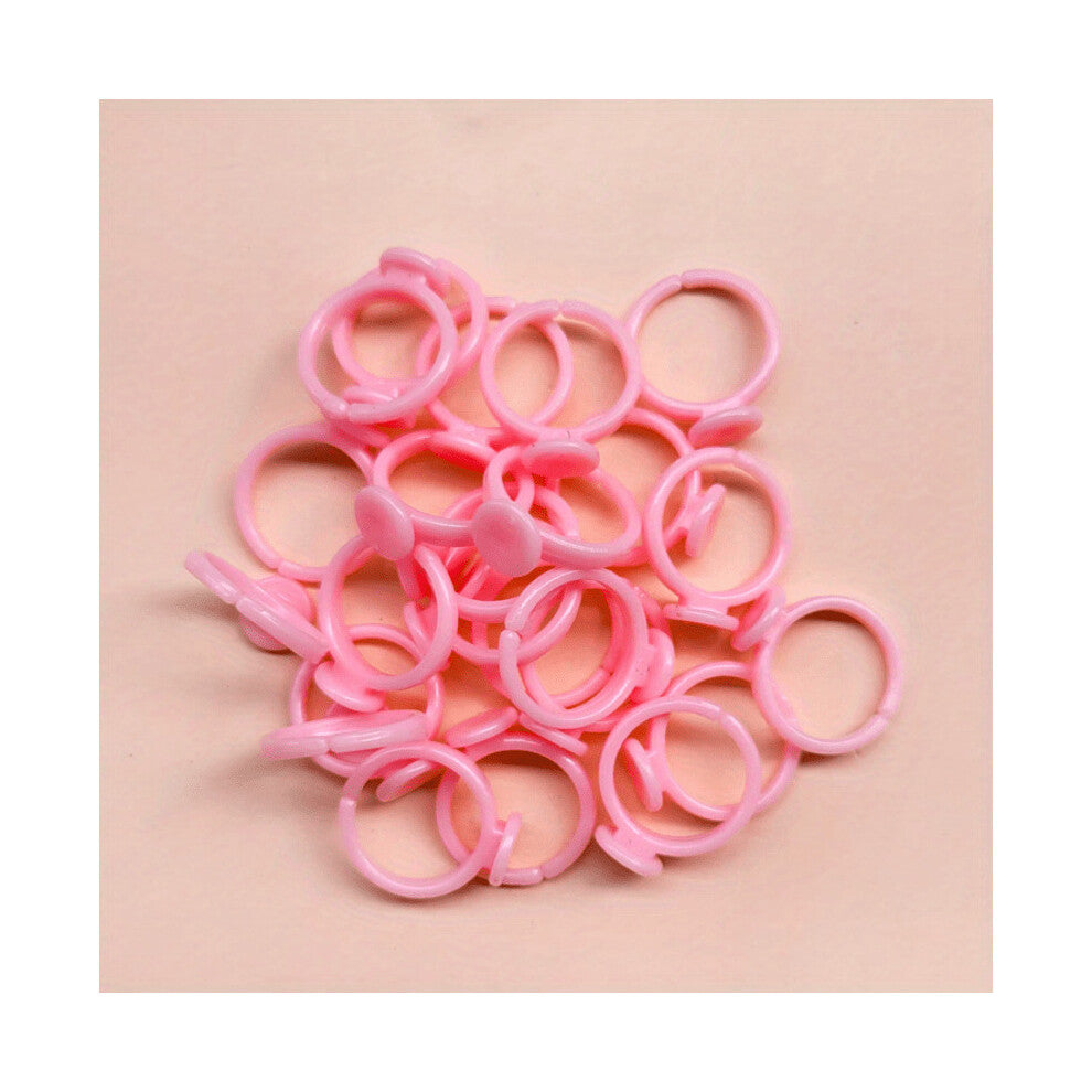50pcs Lovely Childrens Plastic Mixed Diy Jewelry Ring Girl Ring Adornment Girls Clothing Accessories Halloween Decorations