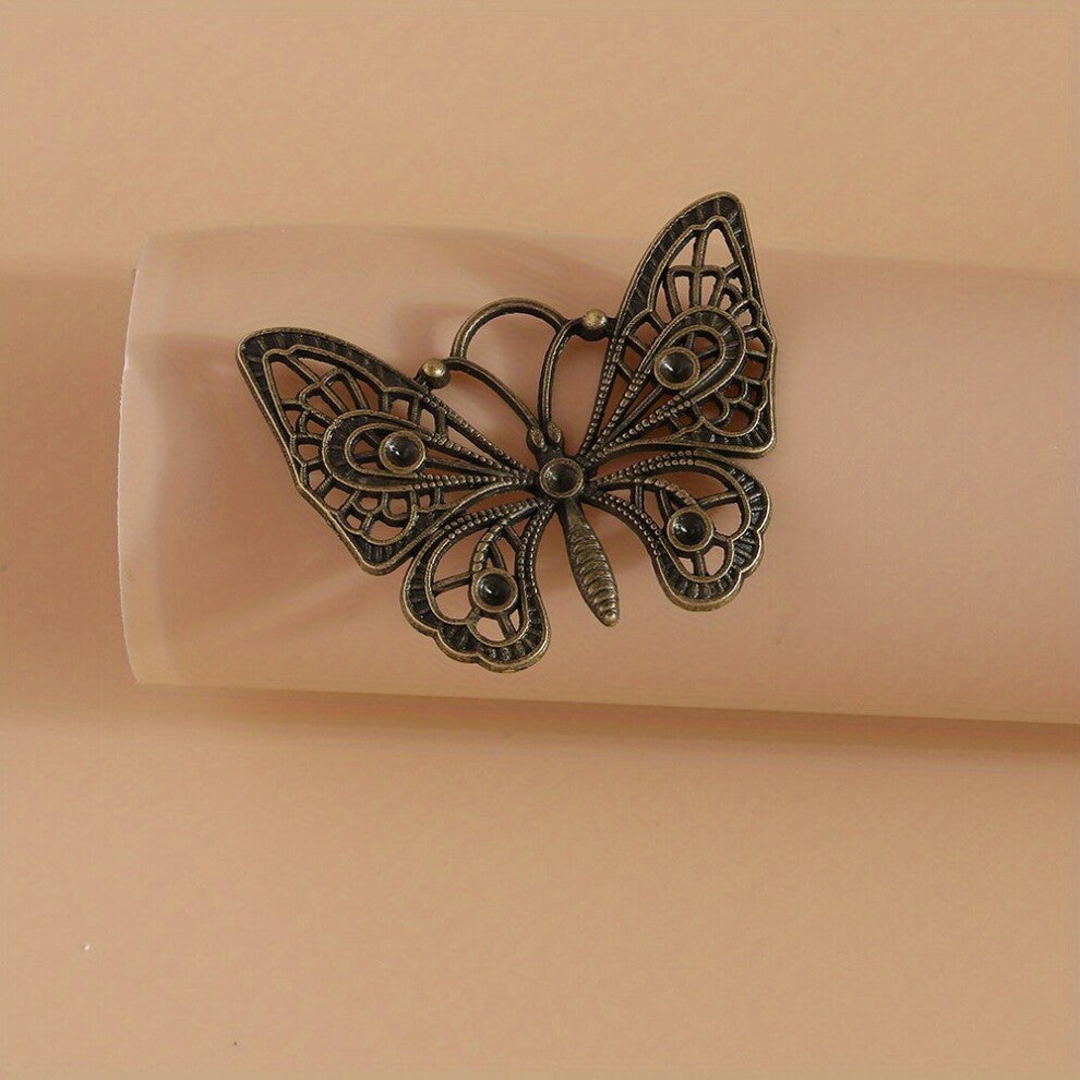 1pc Hollow Butterfly Shaped Pendant Bracelet Pendant Jewelry Accessories Toys Accessories Keychain Pendant Pendant
