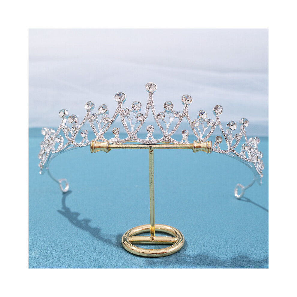 Rhinestone Faux Pearl Crown Hairband Headband Bridal Wedding Party Favor Decorations Princess Tiara Birthday Cosplay Costumes Hair Accessories