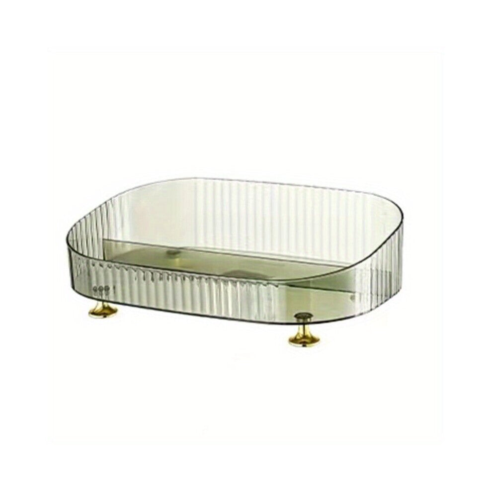 1pc Desktop Cosmetic Storage Box Dressing Table Jewelry Storage Box Light Skin Care Products Household Organizer Rack