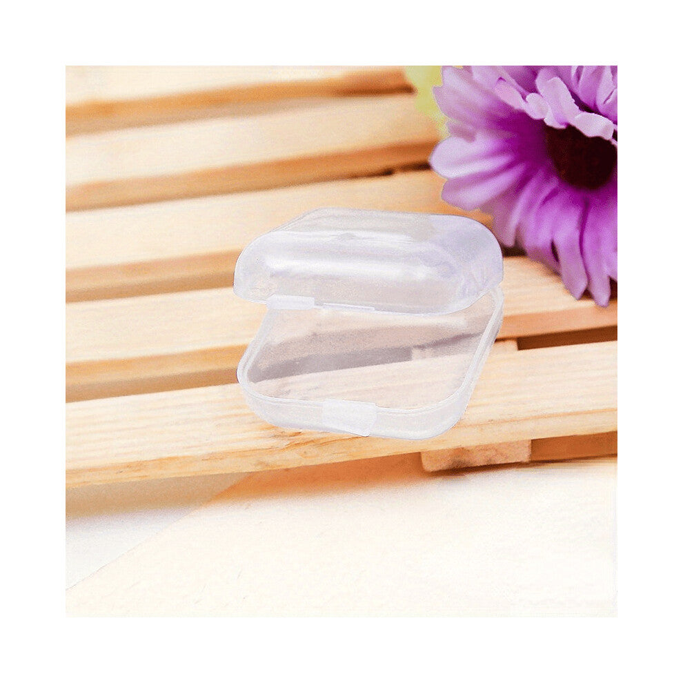 10pcs Plastic Transparent Mini Dustproof Jewelry Accessories Storage Box Packaging Case Container For Earrings Rings Necklace Bracelet Earbuds Fish Ho