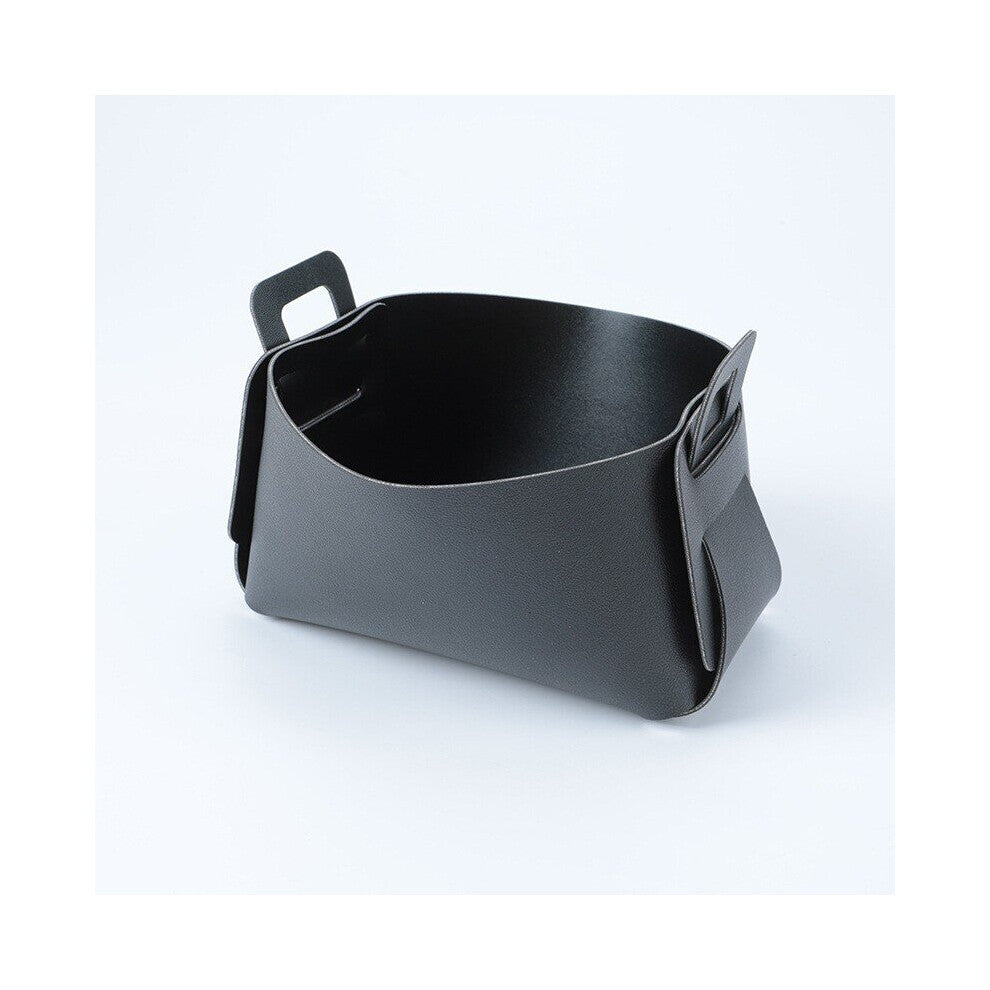 1PC PU Leather Portable Desktop Jewelry & Make Up Storage Tray