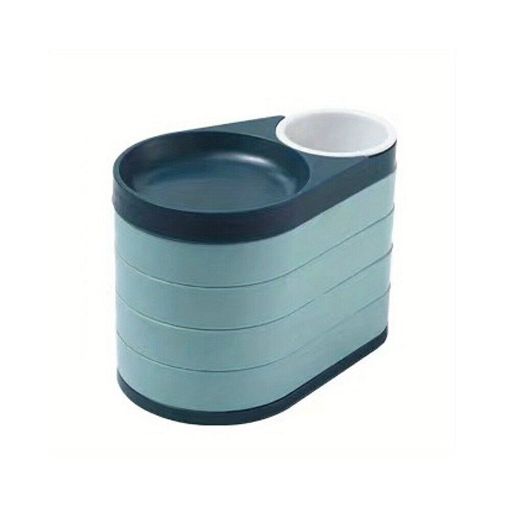 1pc Rotating Jewelry Box Desktop Storage Box Rack Earrings Headwear Necklace Ring Jewelry Large Capacity layer Storage Box