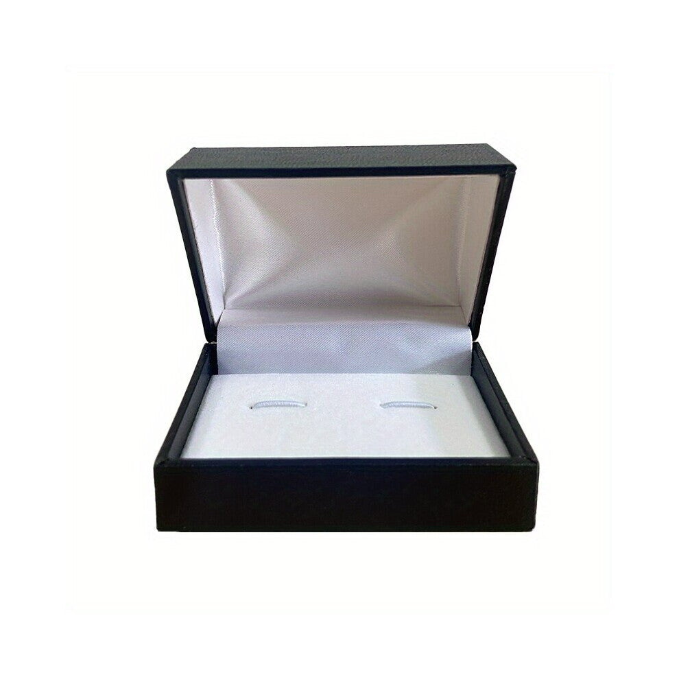1pc Flip Jewelry Box Sticker Cufflinks Packing Box Jewelry Cufflinks Packaging Box Earring Storage Box