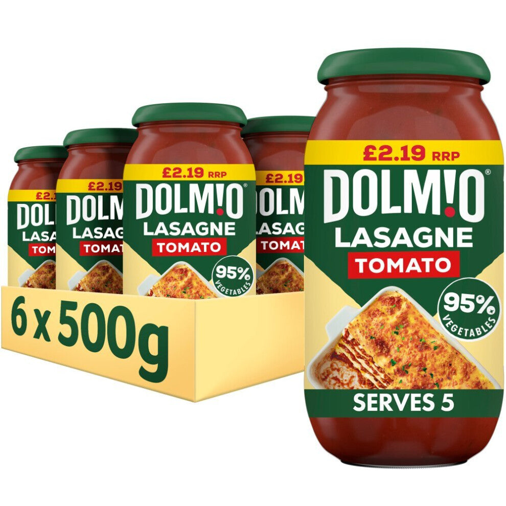Dolmio Lasagne Red Tomato Sauce 500g ( Pack of 6 )