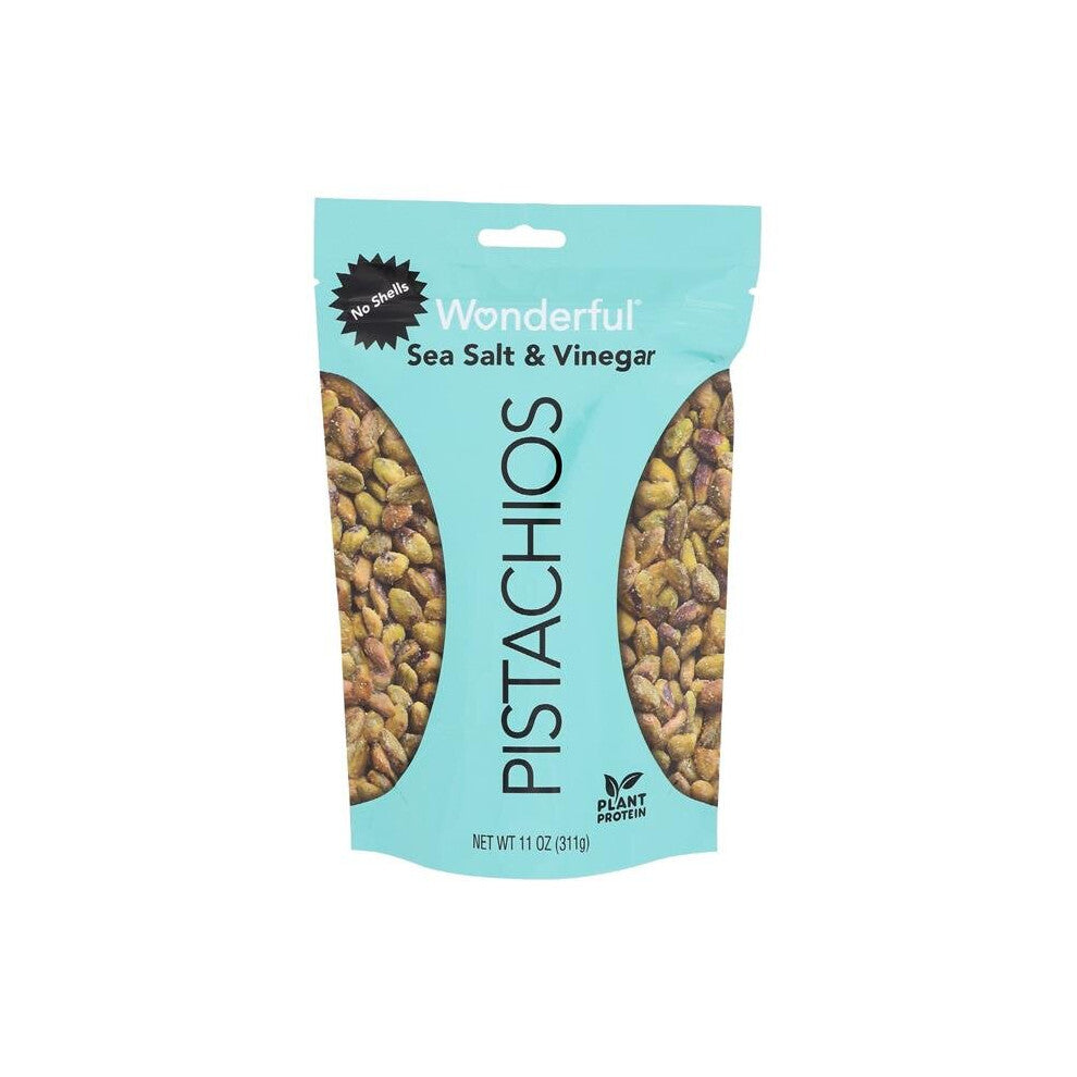 Wonderful Pistachios KHRM00389085 11 oz Sea Salt Vinegar No Shells Nuts