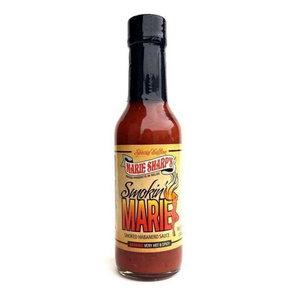 Hot Chilli Pepper Sauce Extra Spicy Smoked Marie Habanero Condiment