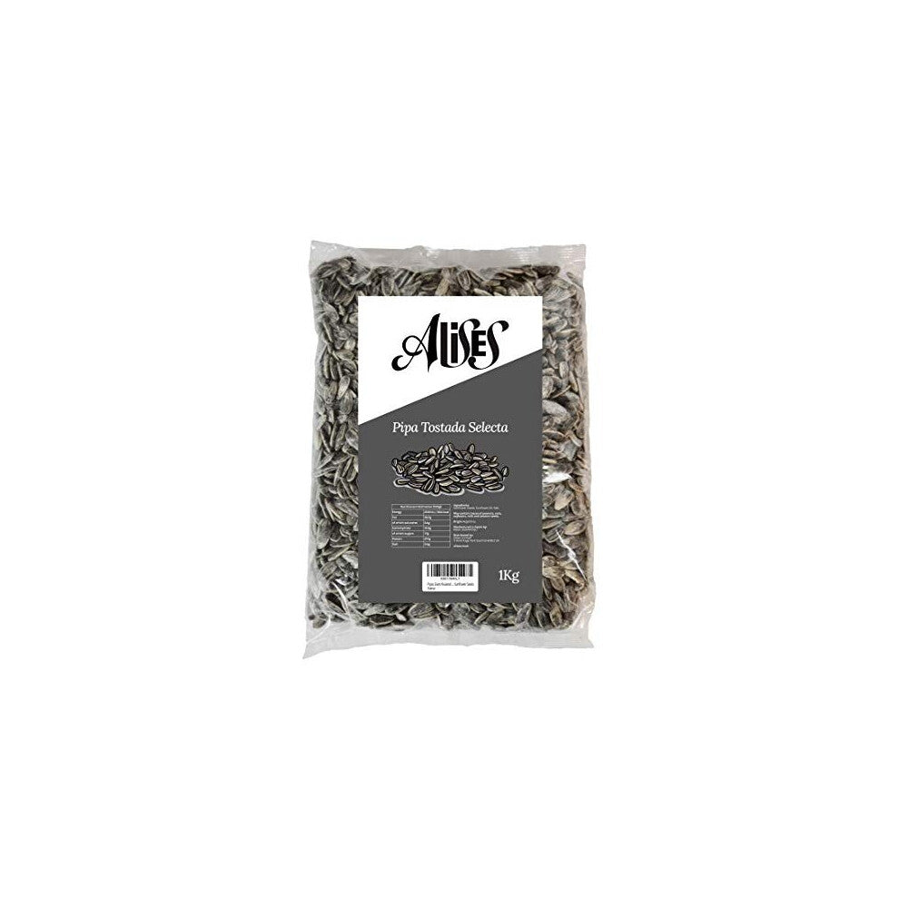 Alises- Pipas Giant Roasted and Salted - Spanish Snack - Sunflower Seeds (1kg)