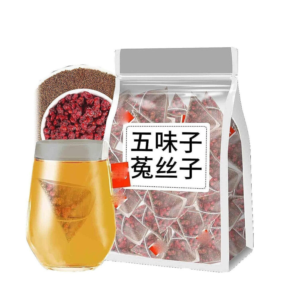 (1 Bag (30G)) Five Flavors of Goji Berry Tea Four Famous Bubbles Wolfberry Schisandra Dodder