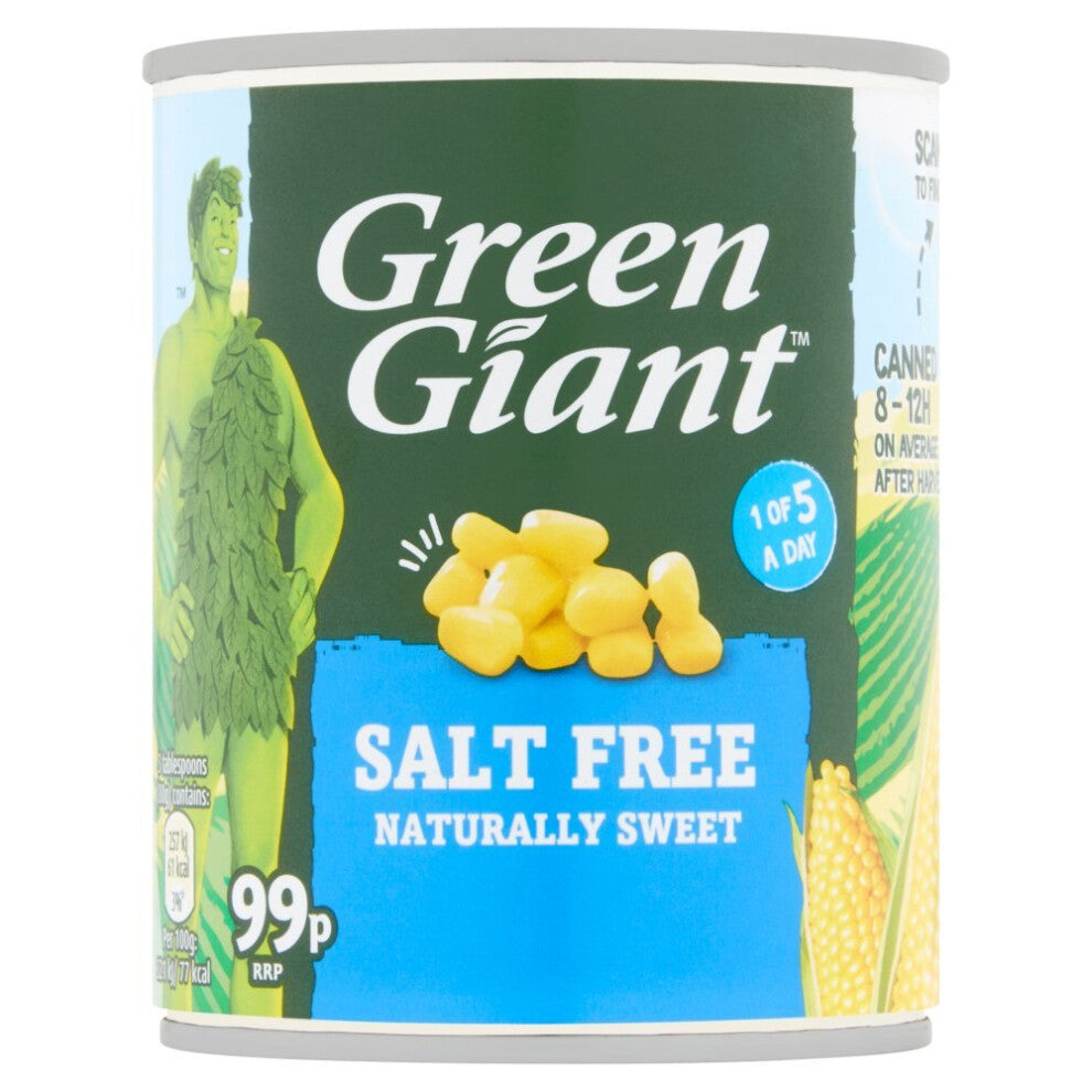 Green Giant Salt Free 198g ( Pack of 12 )