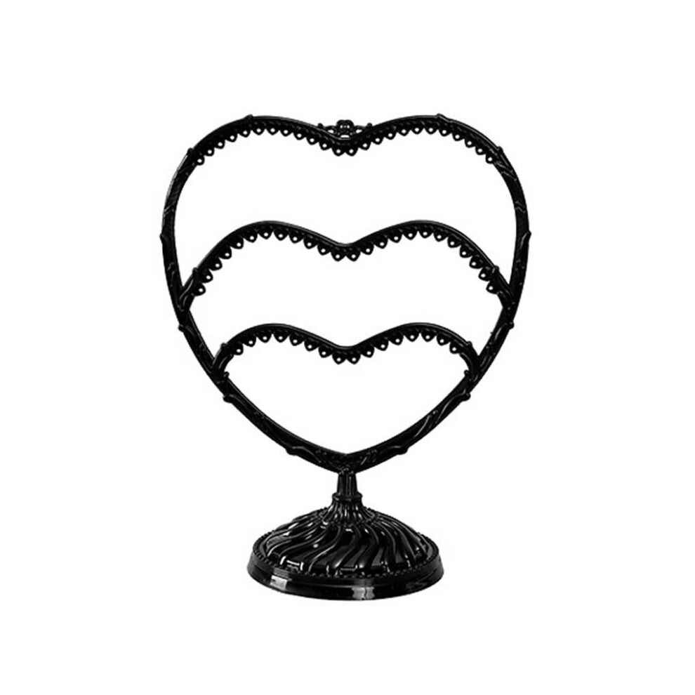 (a-black 60 holes) Earrings Ear Studs Organizer Heavy Duty 60-Holes Storage Rack Tree Desktop Hanging Display Jewelry Holder Shelf Gifts