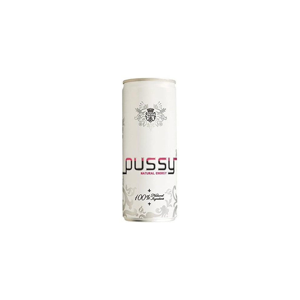 Pussy Natural Energy Drink 250ml ( pack of 24 )