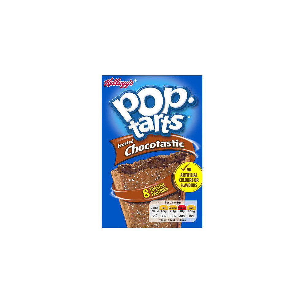Kellogg's Pop Tarts Frosted ChocotasticToasterPastries 384g(Packof 6 )