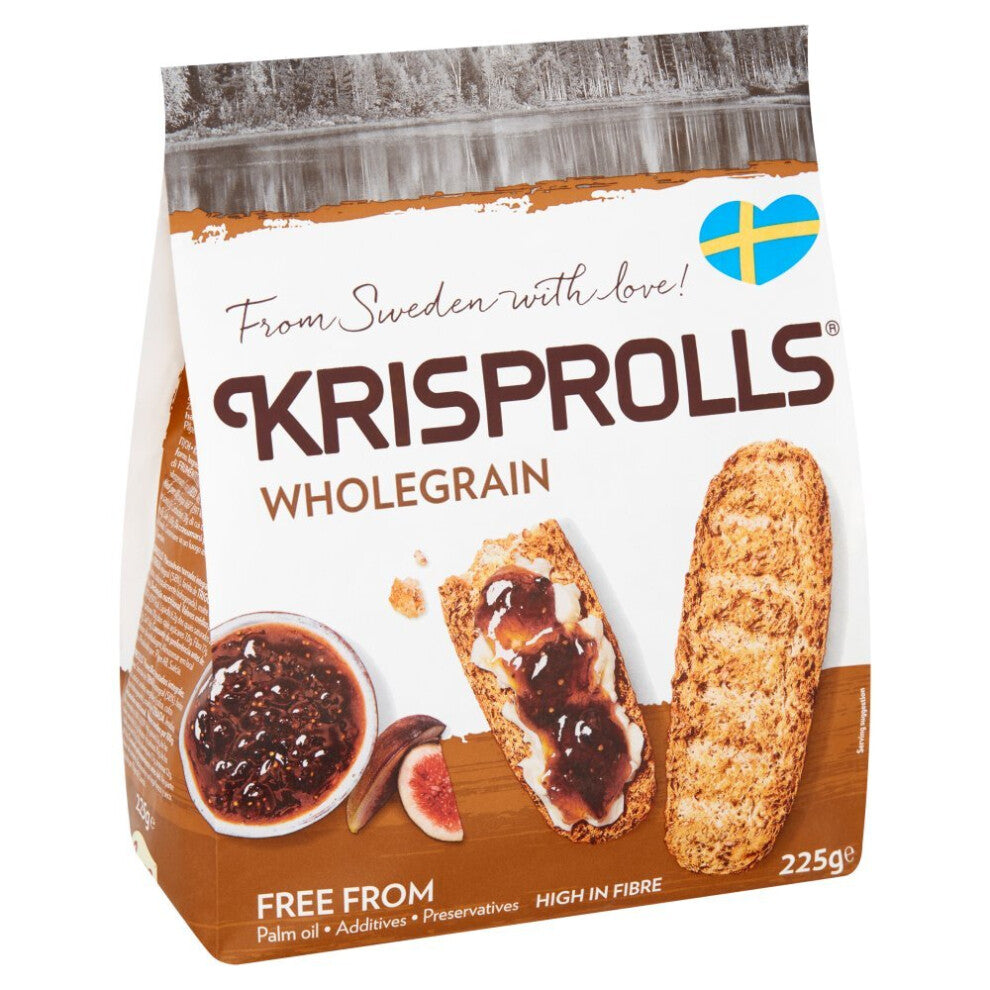 Krisprolls Wholegrain 225g ( Pack of 5 )