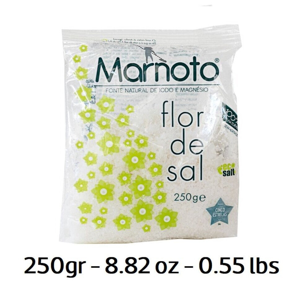 Sea Salt Flower Culinary Portuguese 250g - 8.8 Oz Algarve Portugal