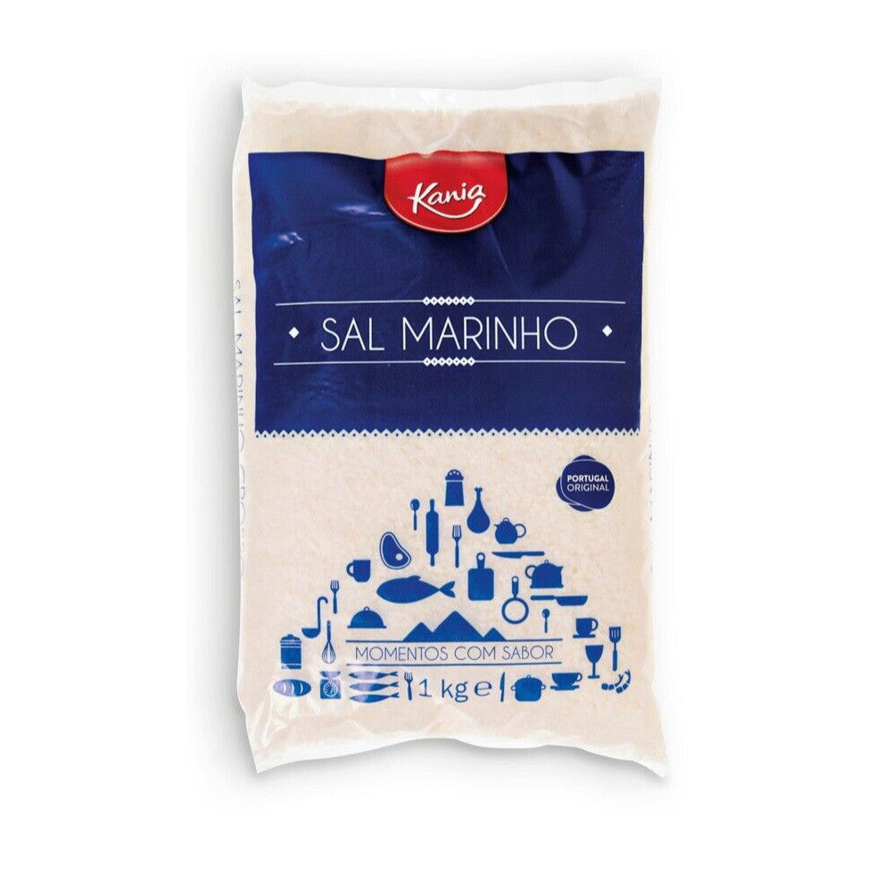Unrefined Natural Sea Salt 100% Portugal Kania sea salt Traditional 1kg 35oz