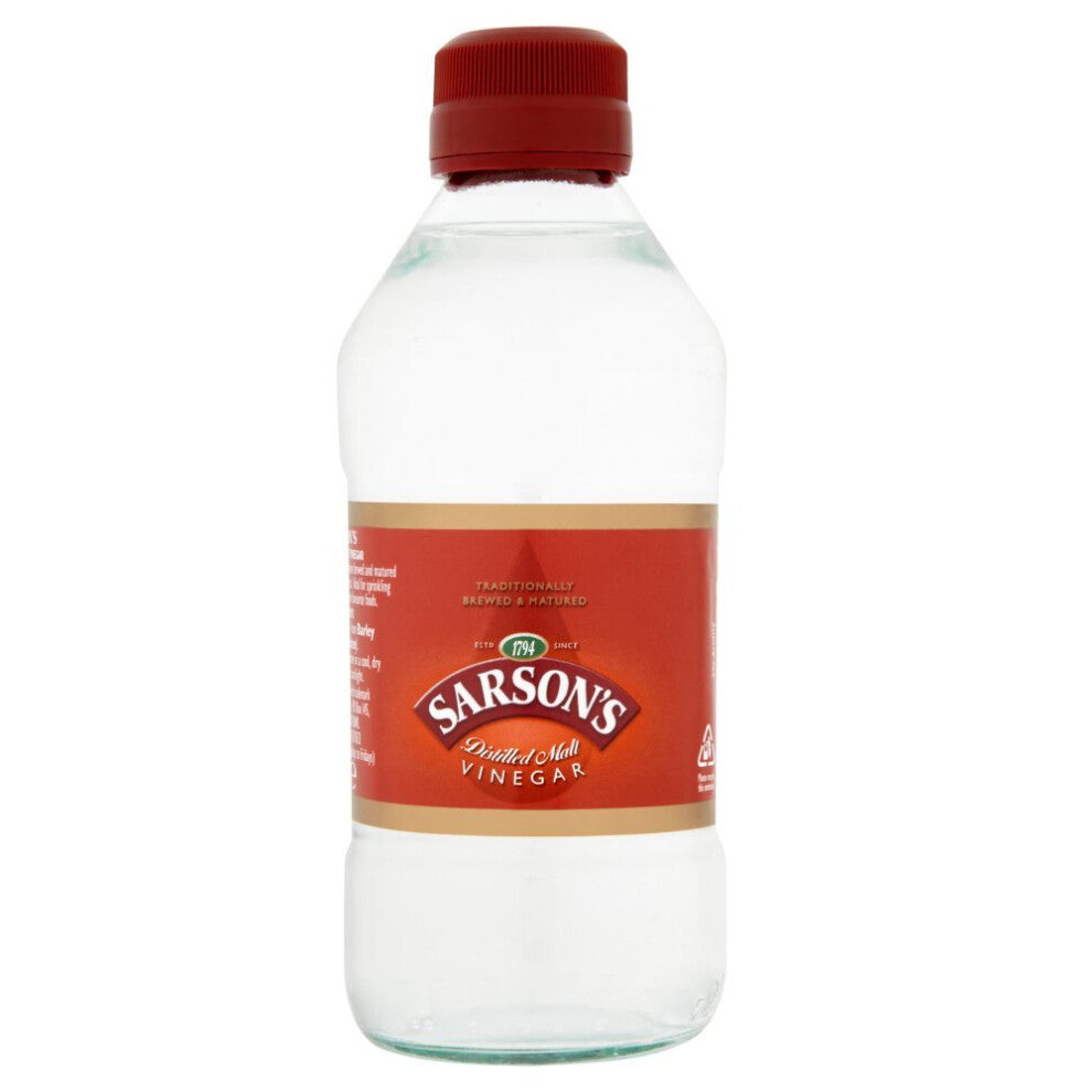 Sarson's Distilled Malt Vinegar 284ml ( pack of 12 )