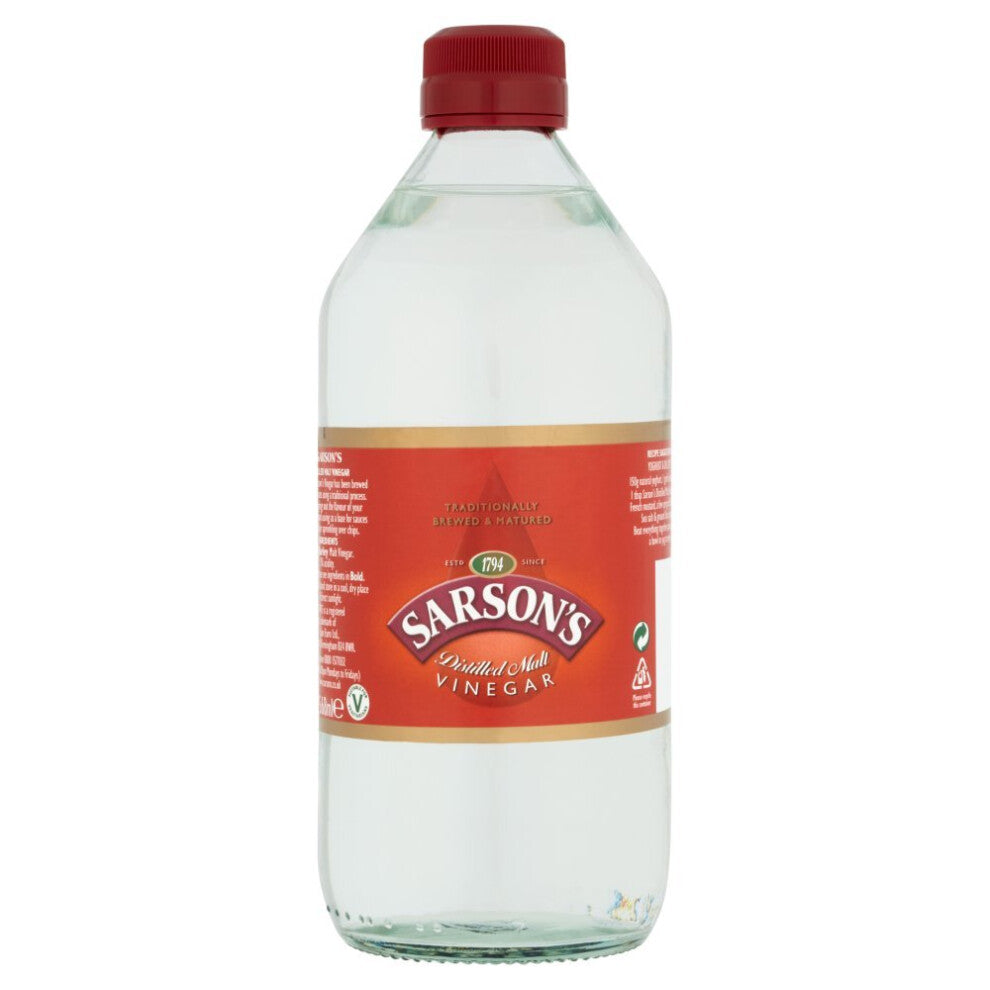 Sarson's Distilled Malt Vinegar 568ml ( Pack of 12 )
