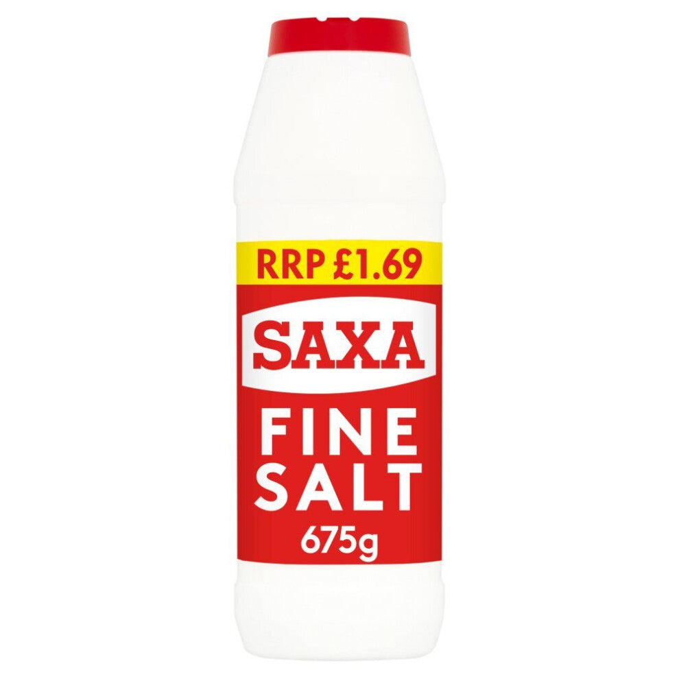 Saxa Salt Fine 675g ( pack of 12 )